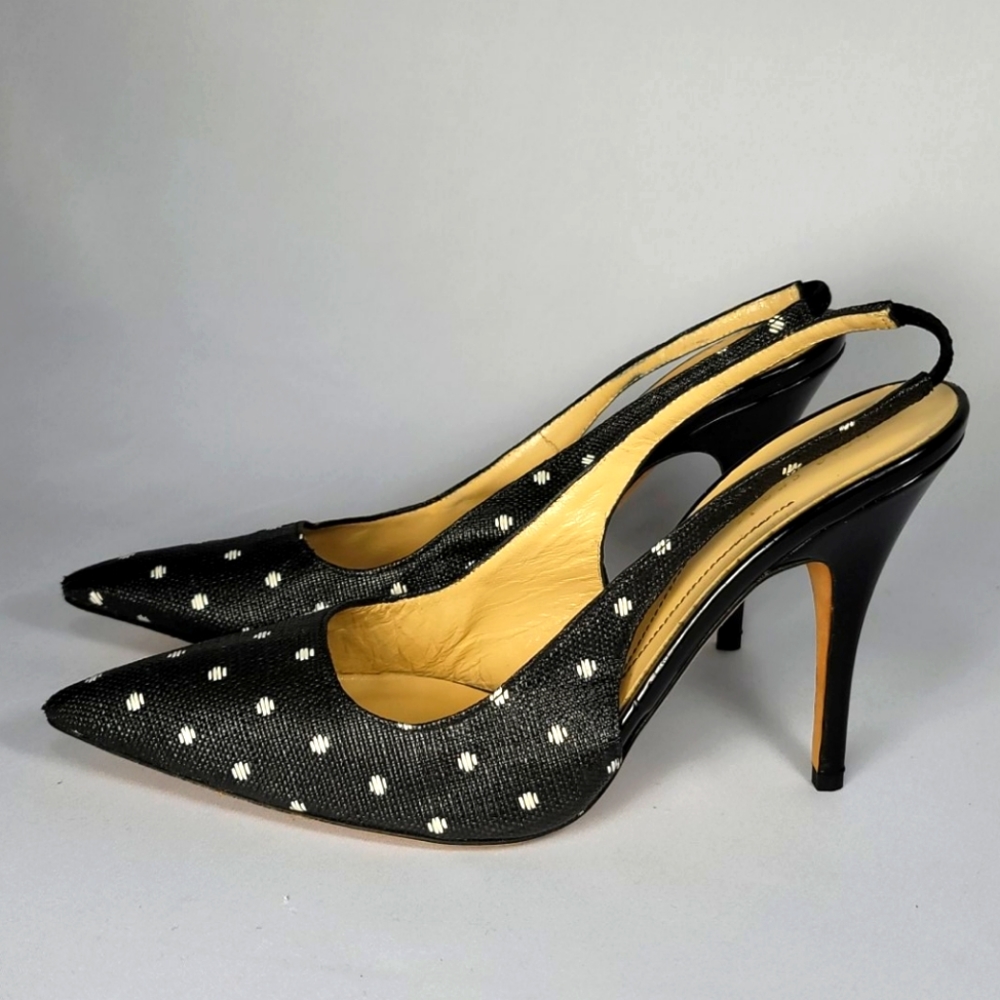 Kate Spade Pokdots Leather Shoes Size  10.5 B